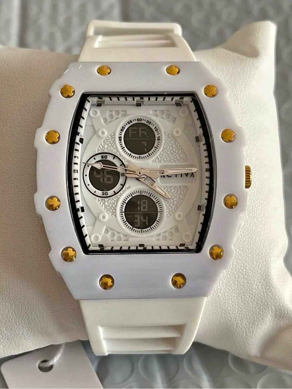 Activa X Invicta Digital Essentials Men's Watch - 42.8mm, White new